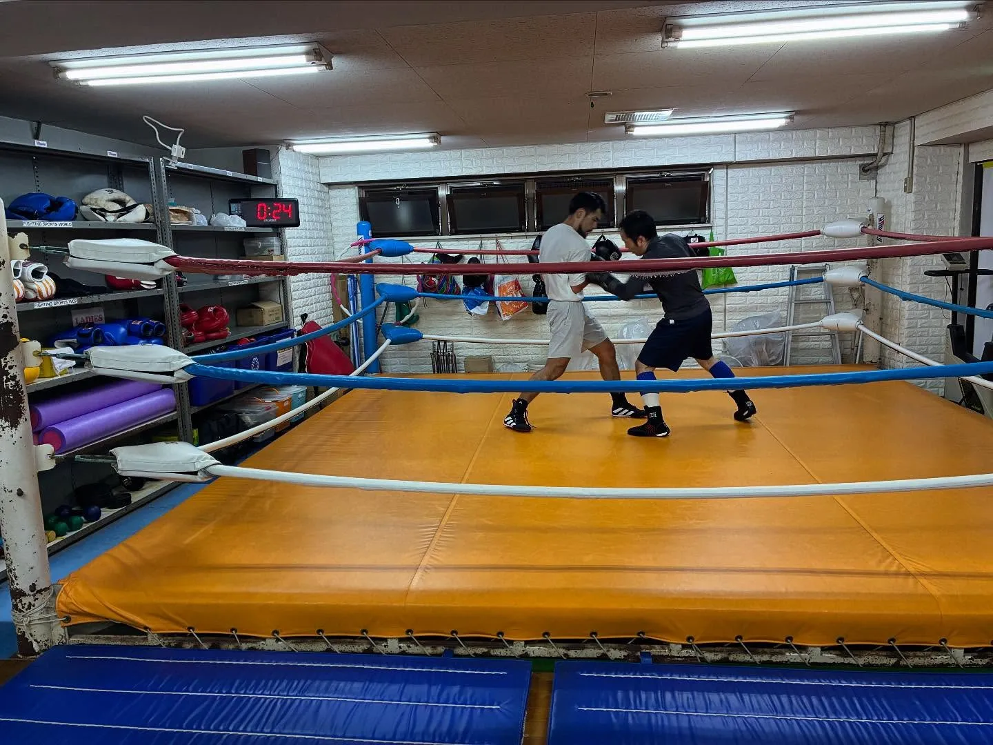 ボクシングディフェンス練習