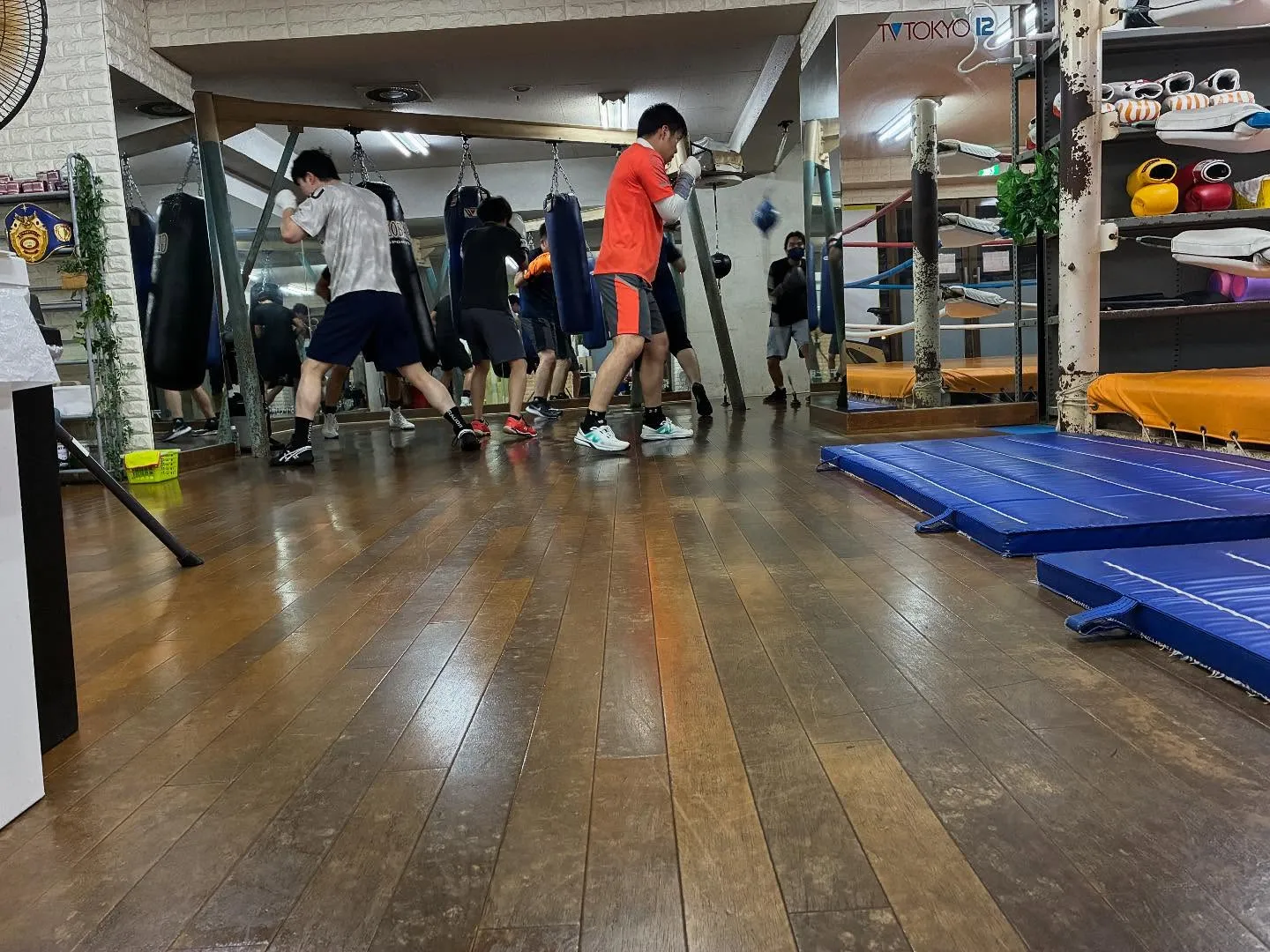 ボクシングスパーリング