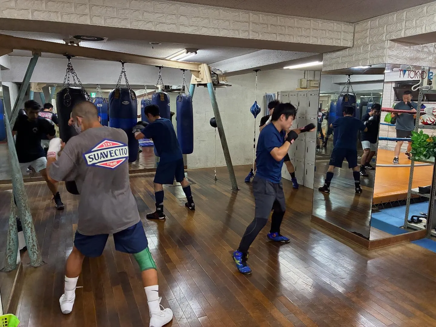 サンドバック打ち