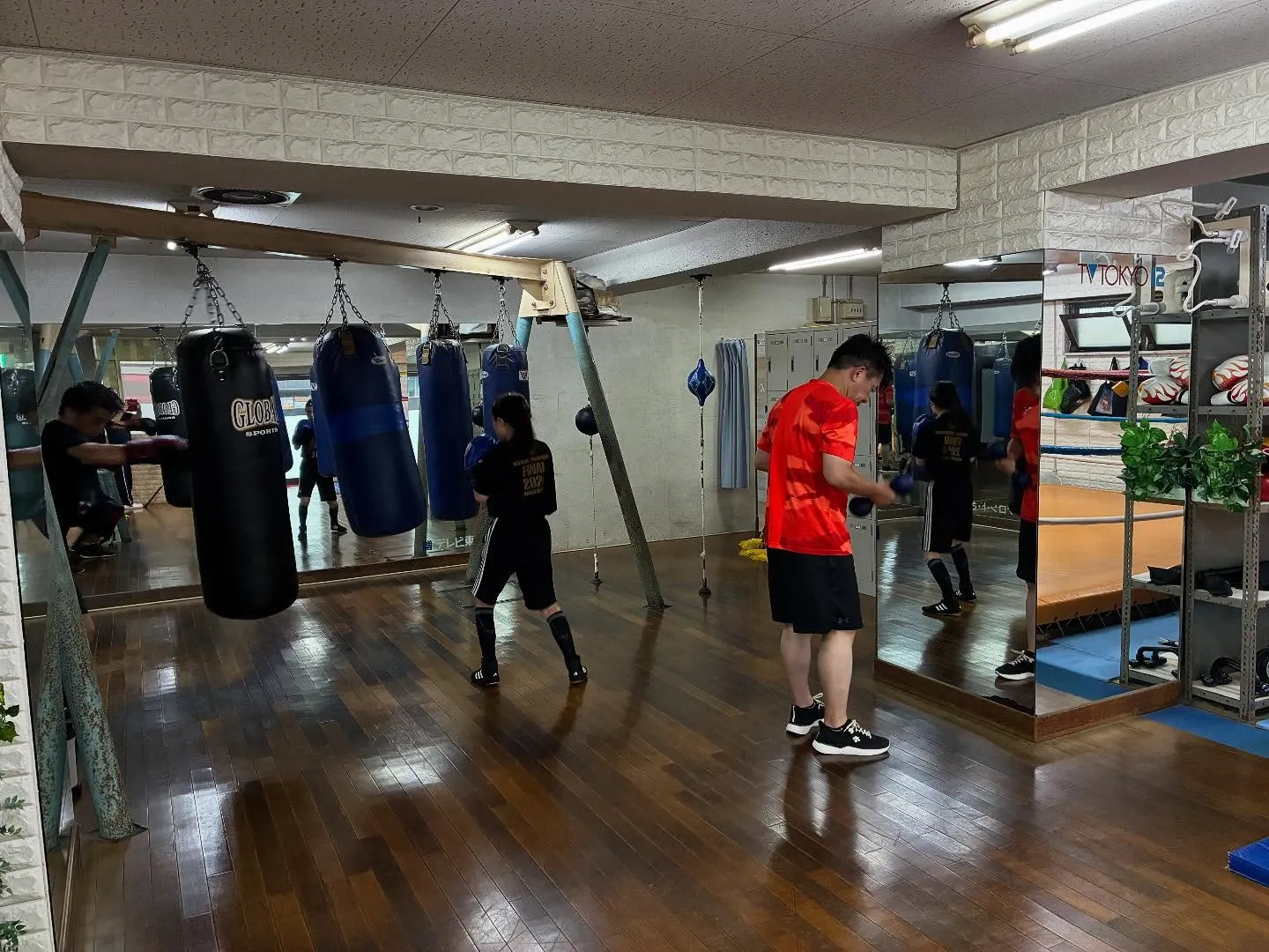 サンドバック打ち