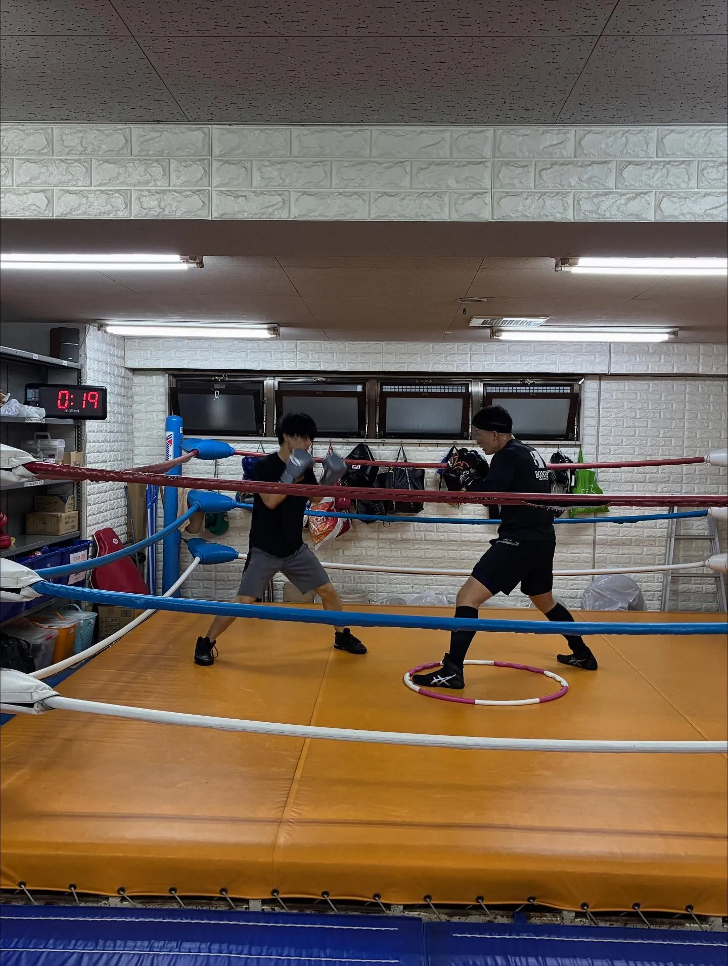 10/17  花形ジムに出稽古に行きました！