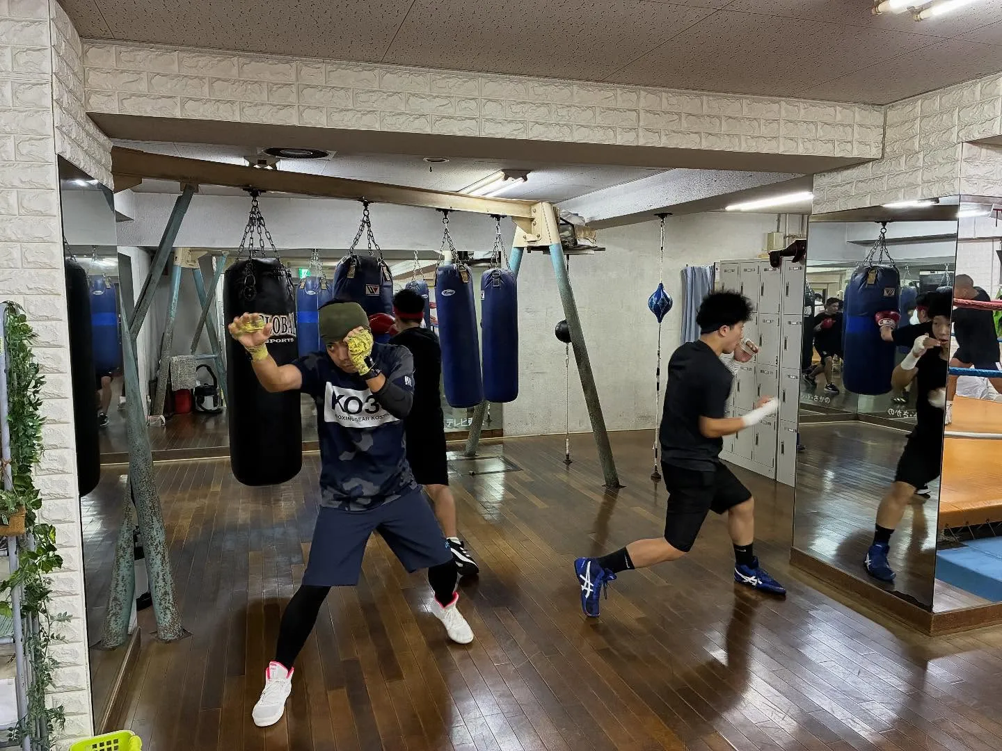 サンドバック打ち