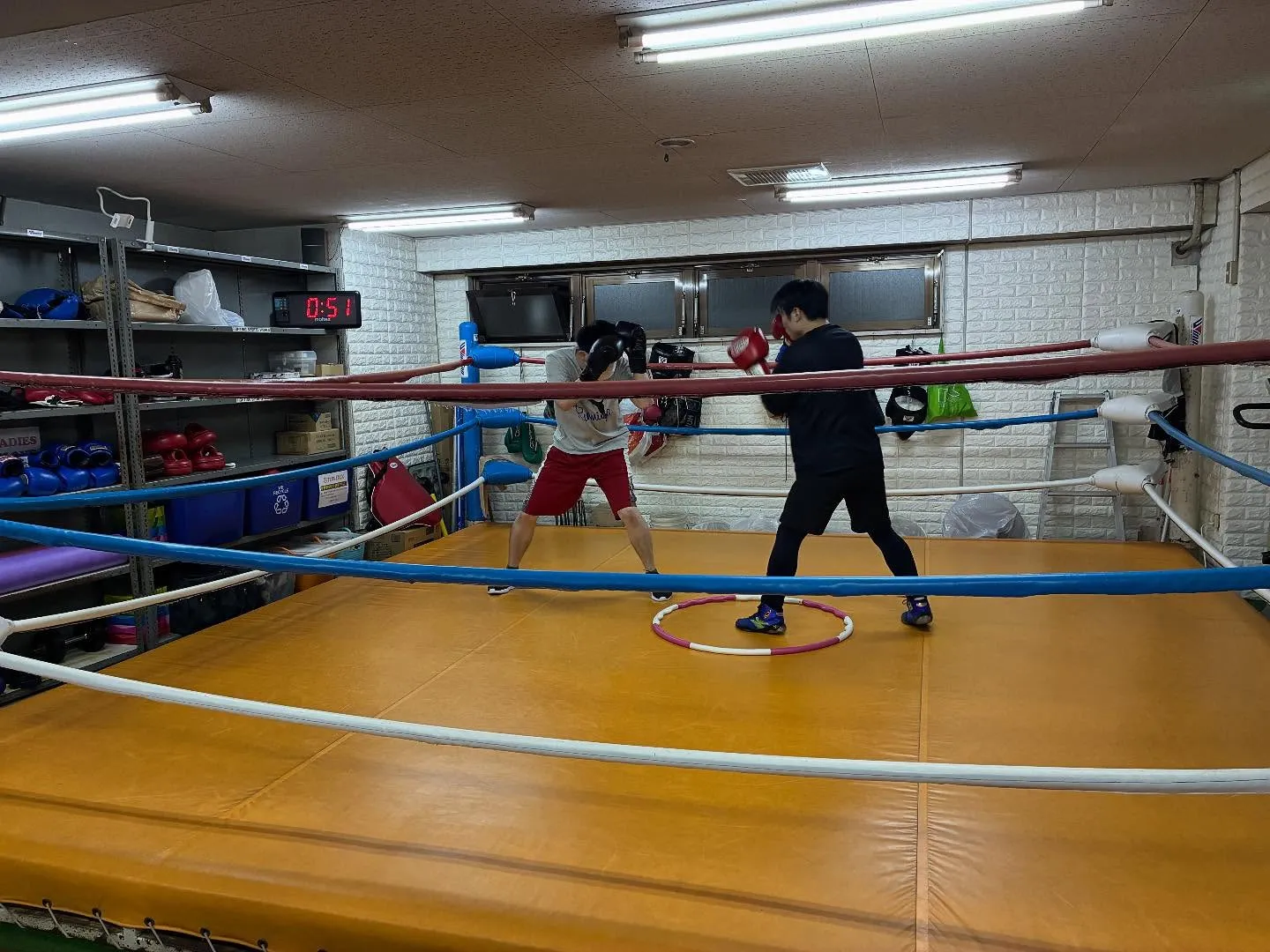 サンドバック打ち