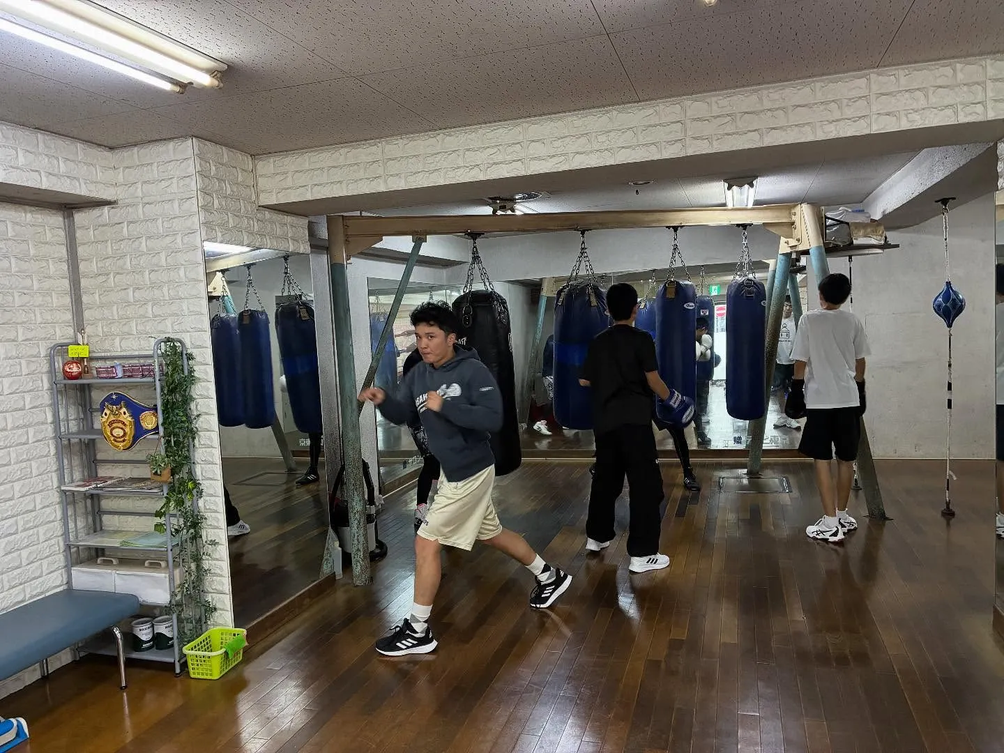 サンドバック打ち