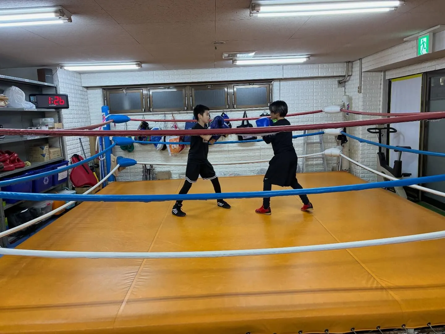 キッズディフェンス練習