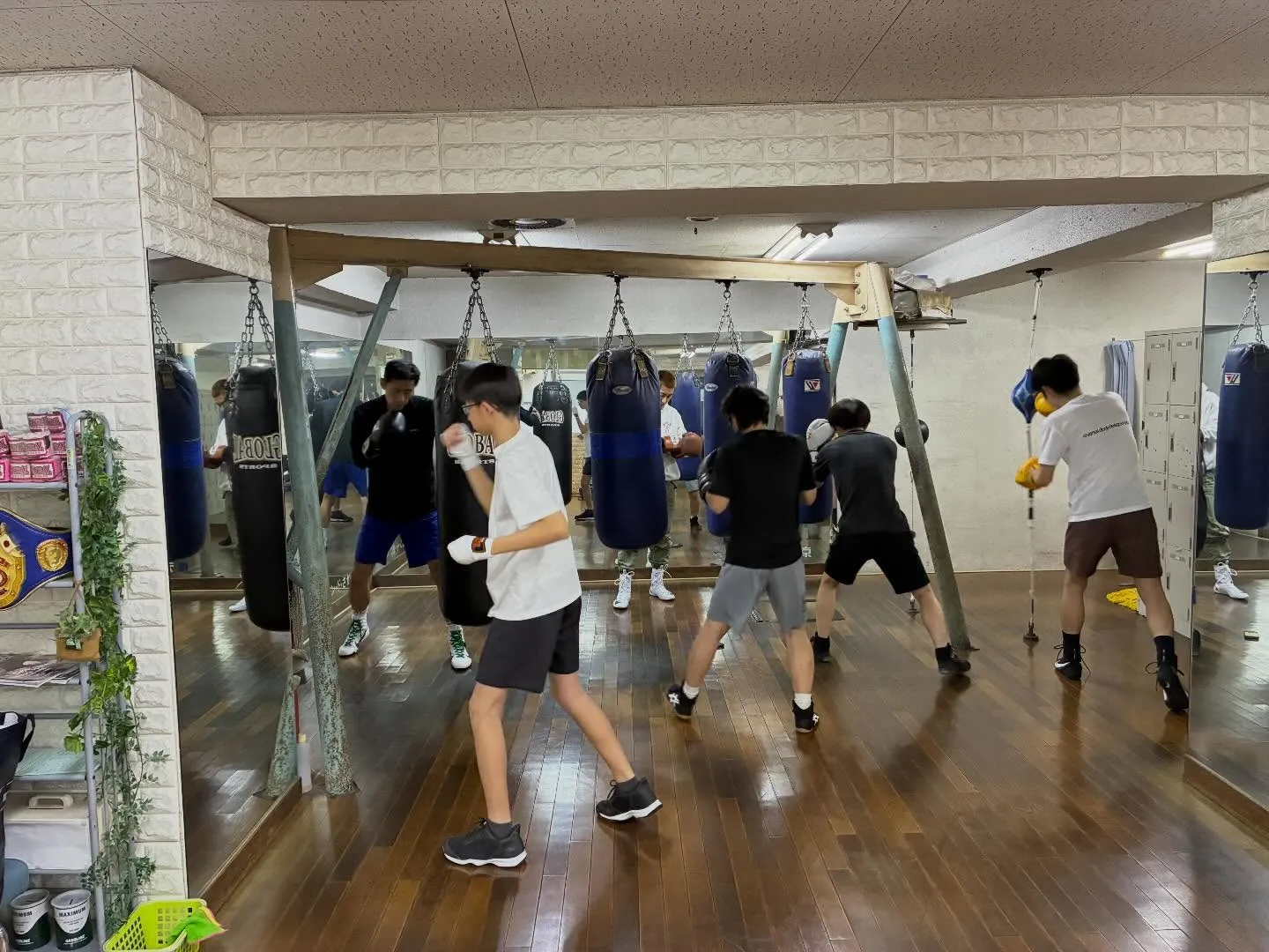 サンドバック打ち