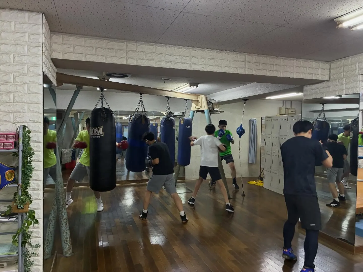 サンドバック打ち