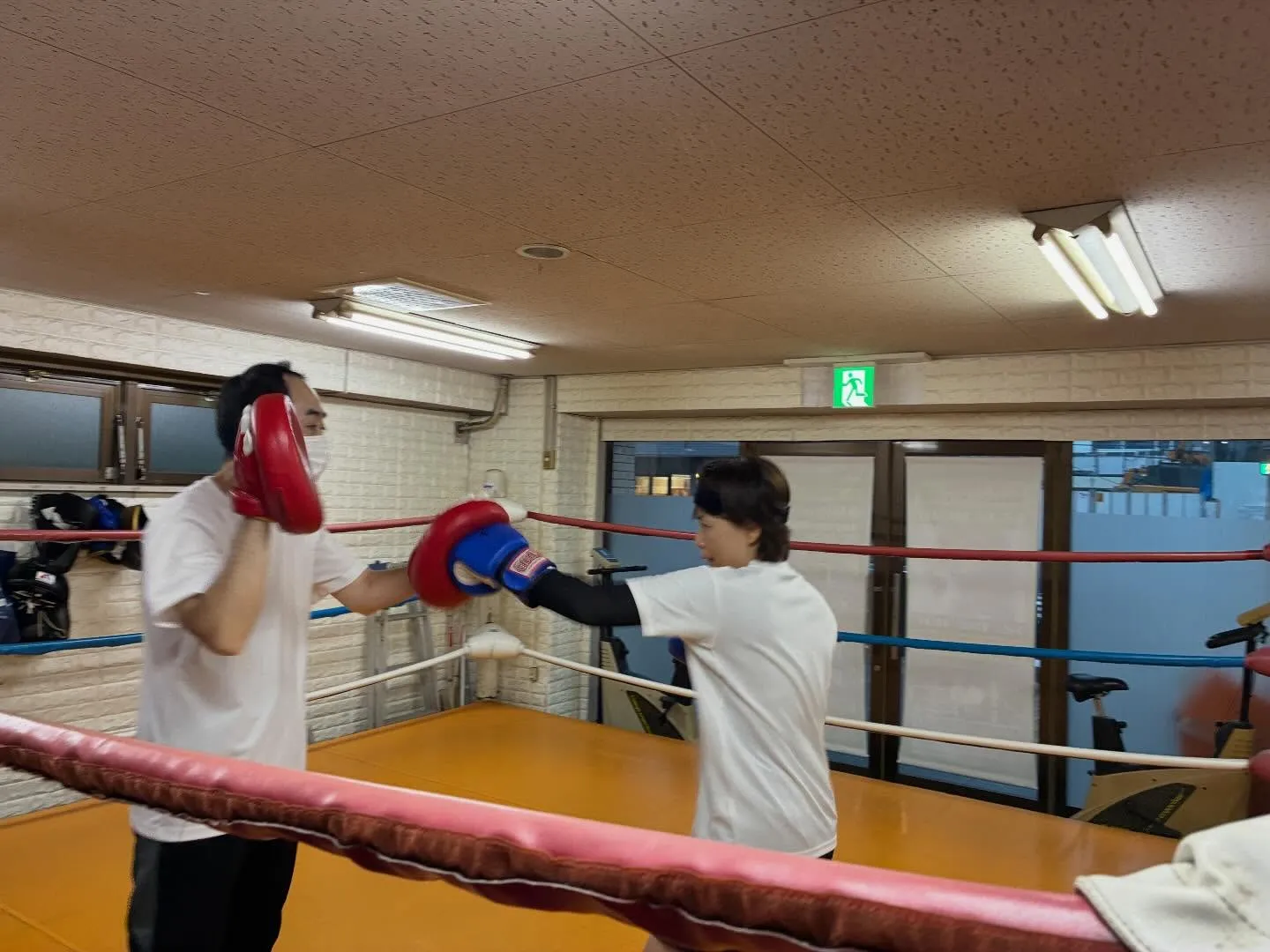 ミット打ち